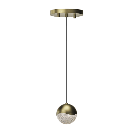 Sonneman Grapes 4" Wide LED Mini Pendant Brass